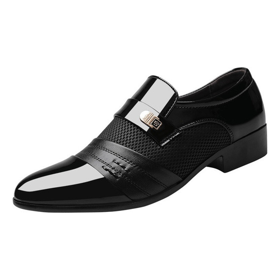 Zapatos Caballero Formales Casuales 0617 Negros Para Hombre