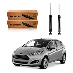  Par Amortecedor Traseiro New Fiesta 1.5 2014 A 2017
