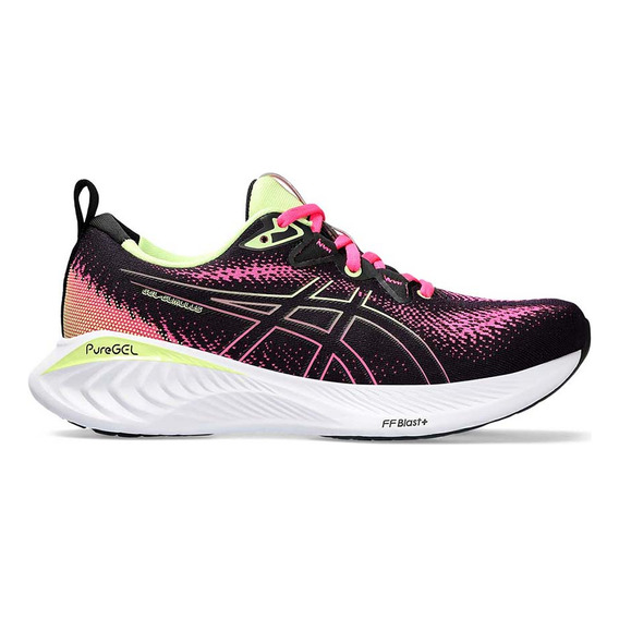 Zapatillas Asics Gel-cumulus 25 Black/hot Pink Mujer