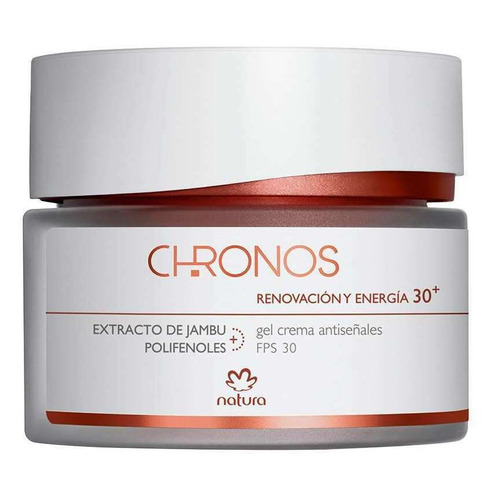 Crema/Gel Antiseñales 30+ Renovación y Energía Natura Chronos día para todo tipo de piel de 40g
