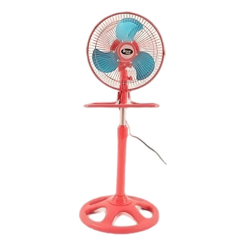 Ventilador 3 en 1 Star Trak STP31-10 rosa con 3 palas color  celeste de  acero, 10" de diámetro 220 V