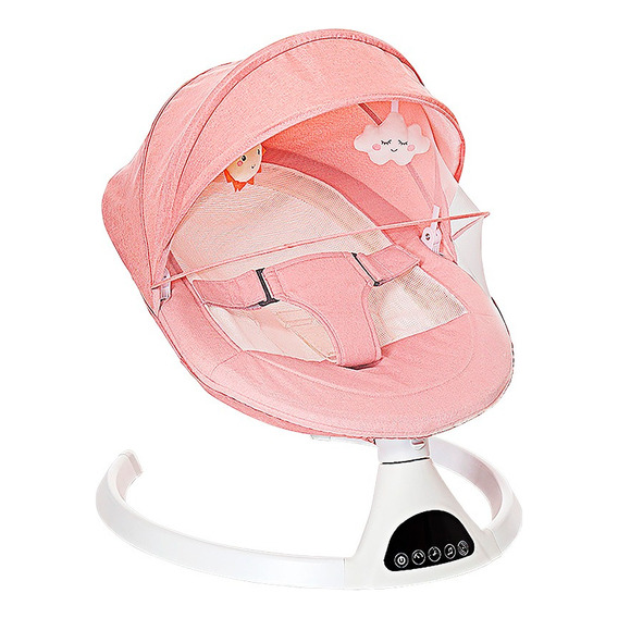 Silla Mecedora Para Bebé Rosa