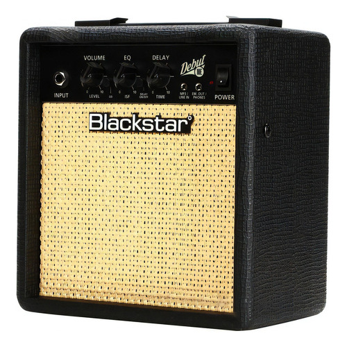 Amplificador Guitarra Blackstar Debut 10e Delay Caja Cerrada Color Negro