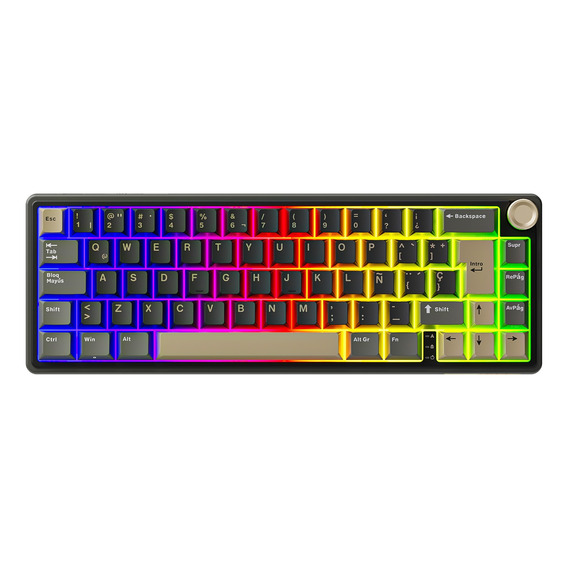 Teclado Mecánico Español Rk Royal Kludge Rkr65 Phantom