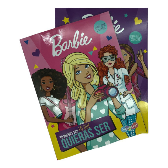 Set De 2 Libros Para Colorear Dreams Art Barbie, De Gabriela Márquez. Editorial Dreams Art, Tapa Blanda, Edición 1a Edición En Español, 2023