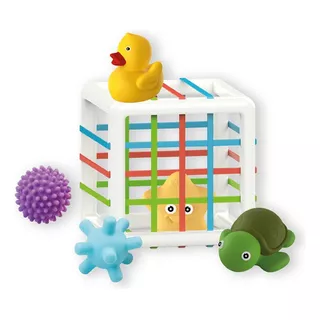 Cubo Elástico Com 5 Blocos Multikids Baby - Br1636 Cor Branco