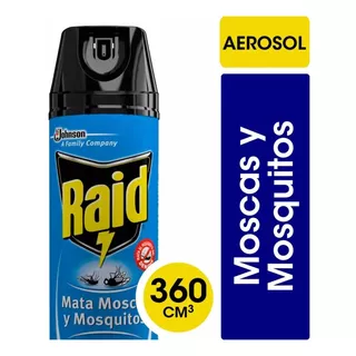 Mata Moscas Y Mosquitos Acción Prolongada Raid 360cc X 3 U