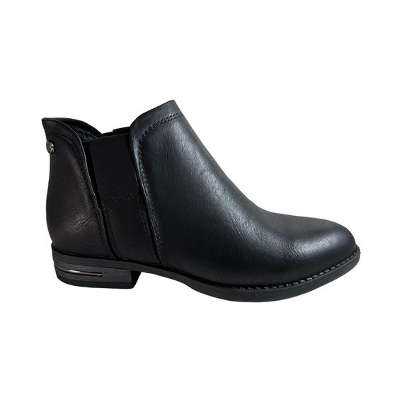 Botin Via Uno Color Negro 35 Al 40 Liquidacion