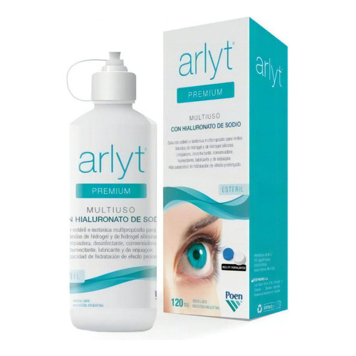 Arlyt Premium 120 Ml Solucion Para Lentes Contacto + Estuche