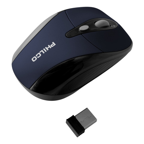 Mouse Óptico Inalámbrico Philco 245wa Azul Fj