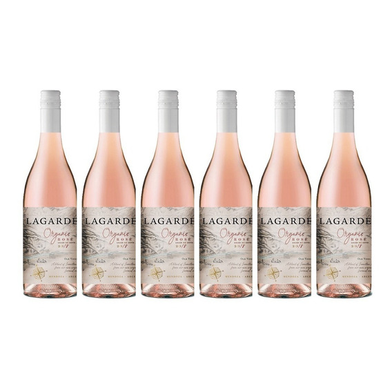 Vino Lagarde Organic Rose Rosado X750cc Caja X6