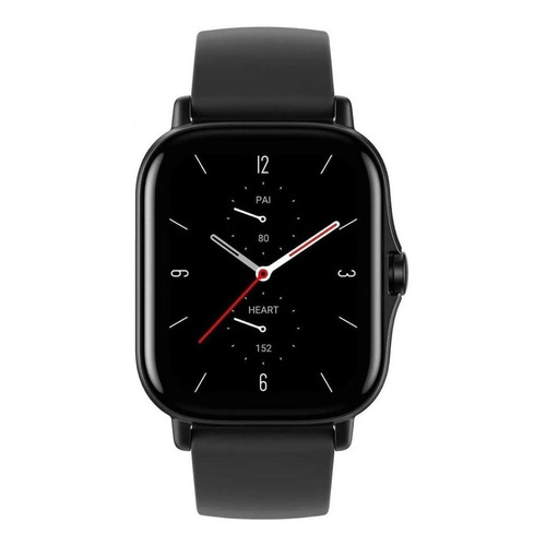 Smartwatch Amazfit Fashion GTS 2e 1.65" caja de  aleación de aluminio  negra, malla  obsidian black de  silicona A2021