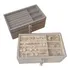 Alhajero Elegante Y Vintage De Alta Calidad, Caja Para Joyas Gris - Beige O Rosado