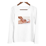 Remera Mujer Ml Masajes Piernas Profesion Relax Aceite P3