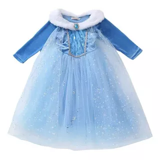 Vestido De Fiesta De Disfraces Para Niñas Princesas Elsa 2 