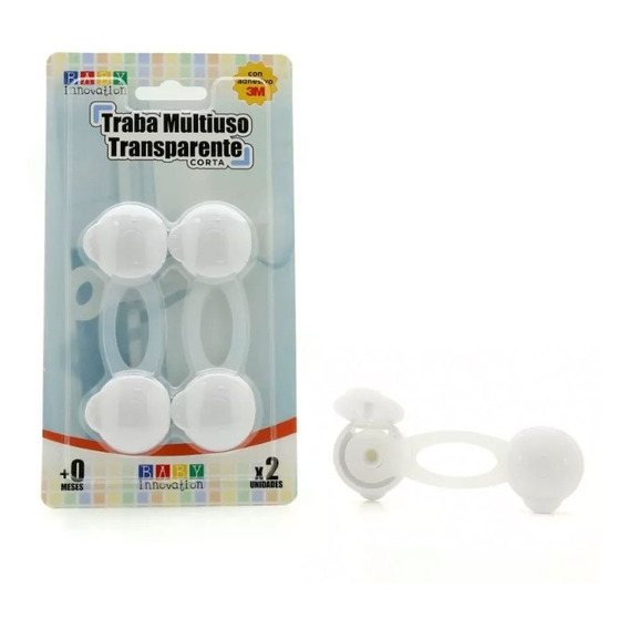 Traba Multiuso Transparente Corta Baby Innovation - 2 Un.