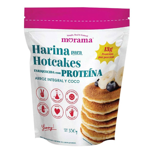 Harina Morama Para Hotcakes Enriquecido Con Proteína 350g