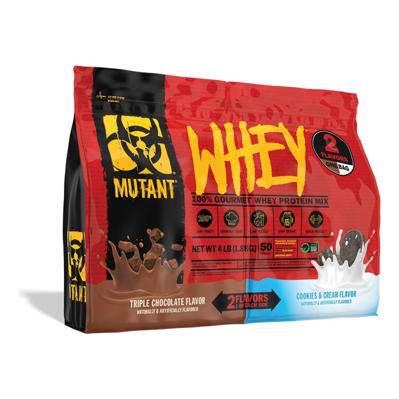 Proteina Mutant Dual 4 Libras Sabores Chocolate & Cookies Sabor Chocolate Y Cookies