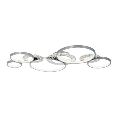 Plafon Led Ultra Moderno Simona 5 Aros Deco Luz Desing