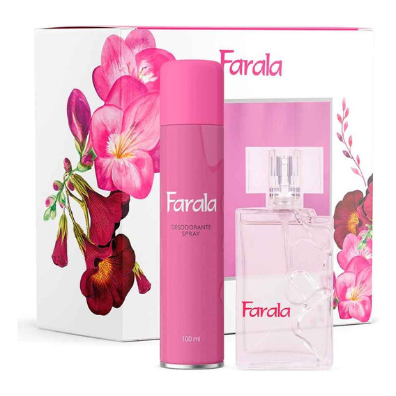 Set Perfume Farala 50ml Edt + Desodorante 100ml Original