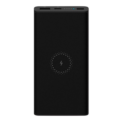 Cargador Inalambrico Power Bank Xiaomi 10w Wireless + 22.5w x cable 10000mah Color Negro