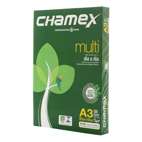 Chamex A3 Multifunción - Blanco - 500 - 75 g - Unidad - 1