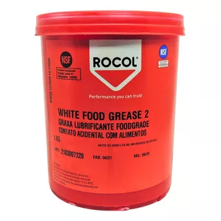 Rocol White Food Grease - Graxa Branca Alimentícia Multiuso 
