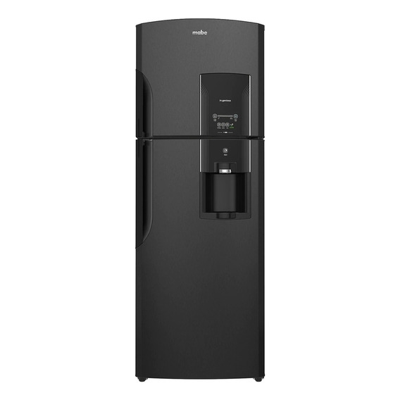 Refrigerador no frost Mabe Diseño RMS400IBMR black stainless steel con freezer 400L