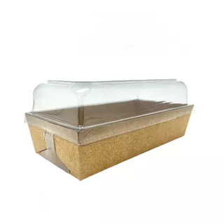 Embalagem Forneavel Delivery Bandeja, Tampa Plastico - 50 Un