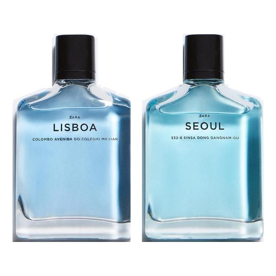 Zara Seoul + Zara Lisboa (ambos De 100ml)