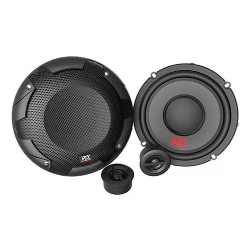 Set De Medios Mtx 6.5 Pulgadas Audio 2 Vías 300w Max Tnl653s Color Negro