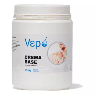  Crema Hidrosolubre Para Cuerpo Vepo Crema Base En Balde 1kg