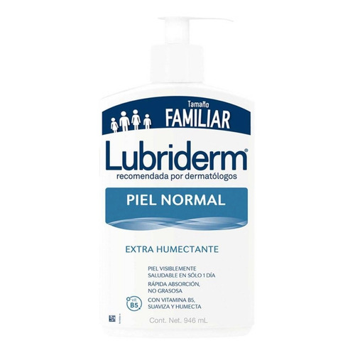  Crema humectante para cuerpo Lubriderm Piel Normal Crema Corporal Lubriderm Piel Normal 750 ml en dosificador 946mL