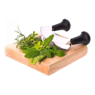 Cuchilla Medialuna Home Concept Acero Inox 23309 Bazarnet. P