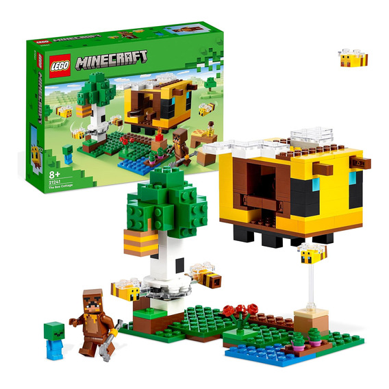 Lego® Minecraft La Cabaña-abeja 254 Piezas 21241