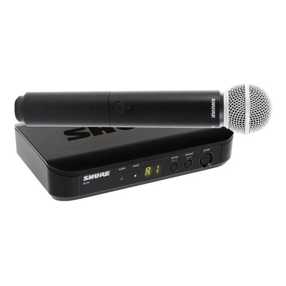 Sistema Inalámbrico Shure Blx24/sm58 Con Micrófono De Mano