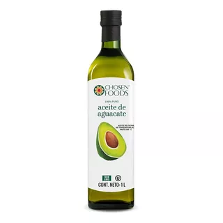 Aceite 100% Puro De Aguacate Natural 1 Litro Chosen Foods