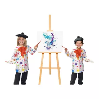 Disfraz Arte - Traje De Pintor - Disfraz Pintor - Disfraces Para Niñas Y Niños - Disfraces Pintores - Tudisfraz