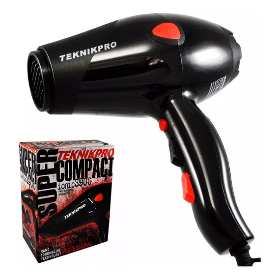 Secador De Pelo Profesional Super Compact Ionic Teknikpro