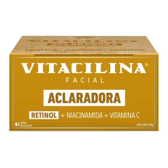 Vitacilina Facial Crema Aclaradora Retinol Día Noche 100gr Momento De Aplicación Día/noche Tipo De Piel Todo Tipo De Piel