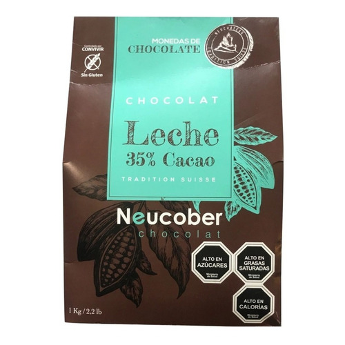 CHOCOLATE LECHE 35% CACAO NEUCOBER 1 KG