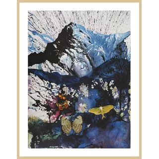 Cuadro Alpes Salvador Dali 43x53 Cm Marco Vidrio Calidad