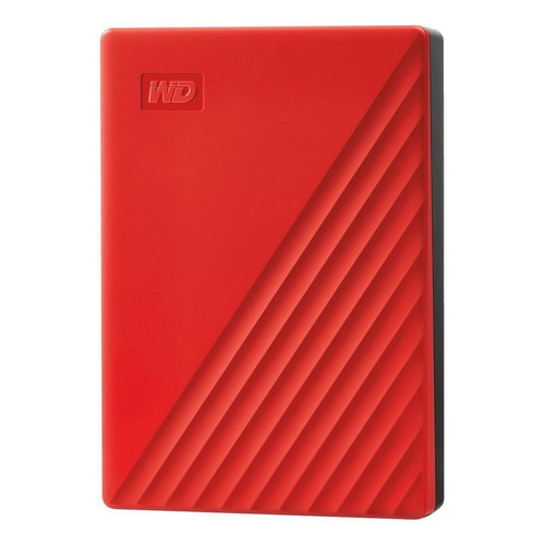 Disco duro externo Western Digital My Passport WDBPKJ0050 5TB rojo