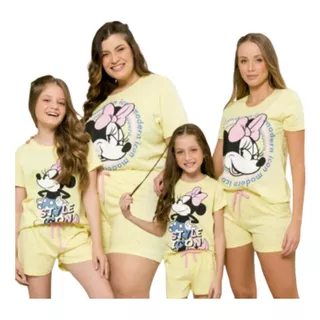 Pijama Adulto Moda Feminina Minnie