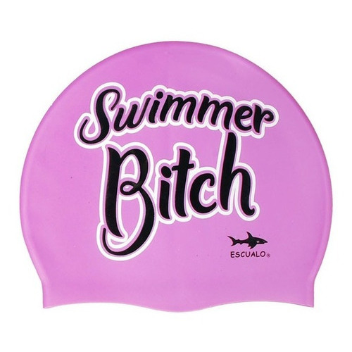 Gorra Natacion Adulto Modelo Swim Bitch - Escualo Color Lila Diseño de la tela Estampada Talla unitalla