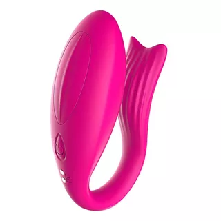 Vibrador De Casal Com Aplicativo Bluetooth Ponto G 9 Modos Cor Rosa