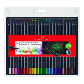 Lápices De Colores Faber-castell Supersoft X 24