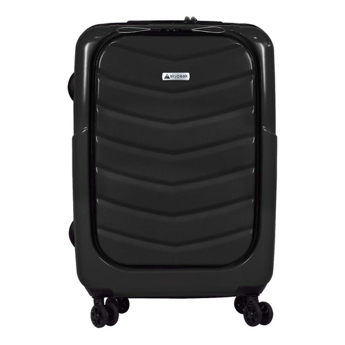 Maleta Rígida 20'' Skypeak Pearl Color Negro Con Candado Tsa