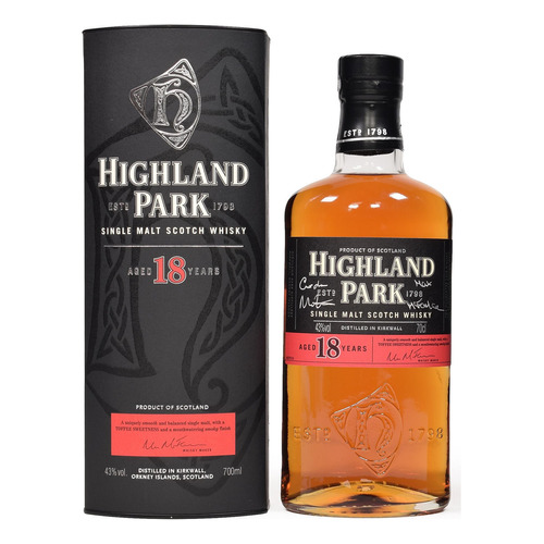 Highland Park Whisky Viking Pride 18 Year Old Single Malt 700 mL unidad