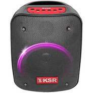 Bocina 4  Kaiser Bluetooth Luz Led Radio Msa-5004